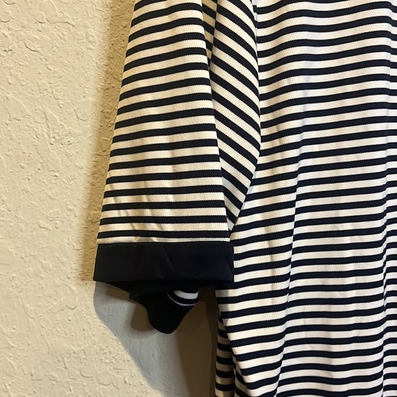 Callaway Navy & White Striped Polo size Large - Picture 4 of 6